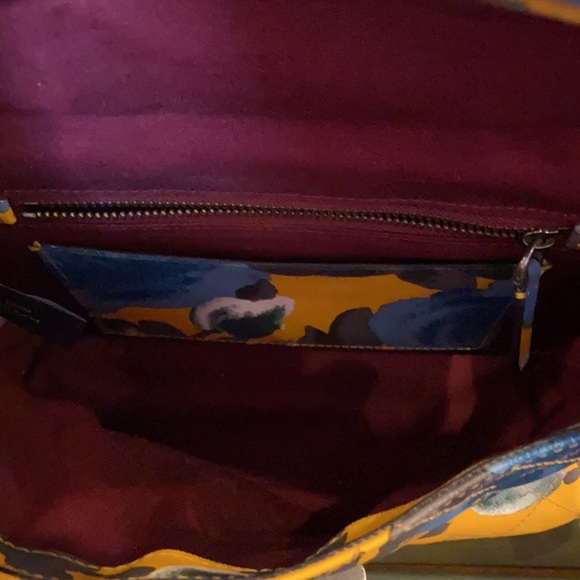 Marc by Marc Jacobs yellow floral shoulder handbag - Picture 5 of 5